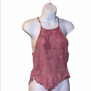 Pink/purple crumpled tye dye design